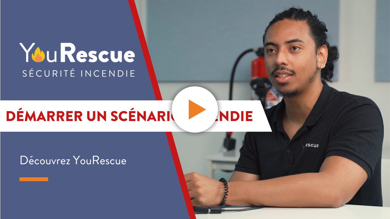 démarrer un scénario incendie